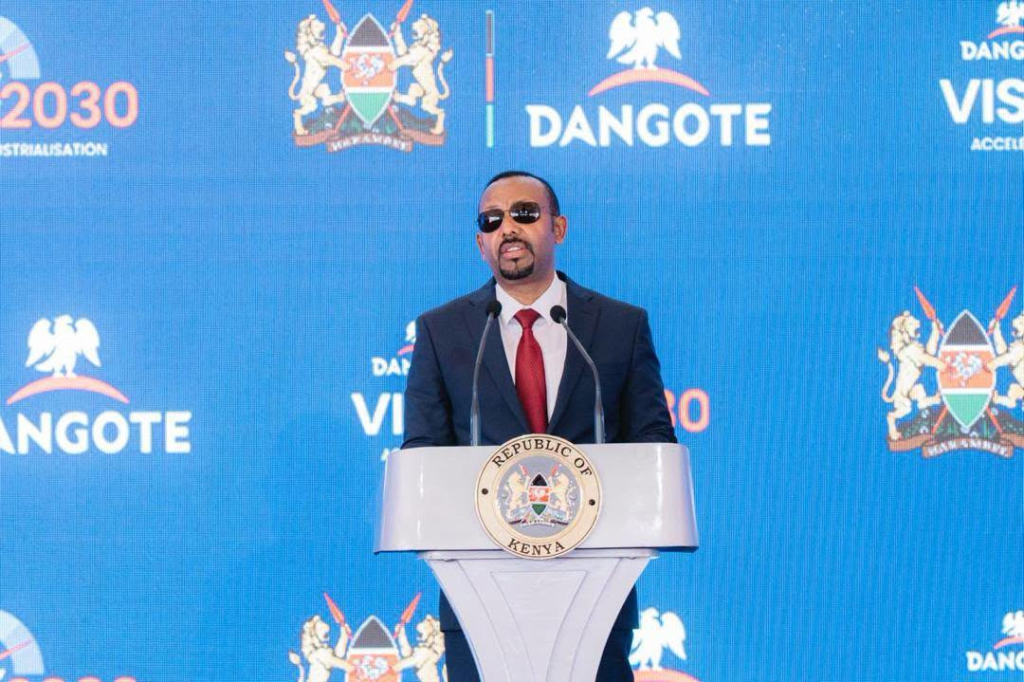 Dangote refinery groundbreaking held in Lamu; Prime Minister Abiy Ahmed says "invest in Africa, have faith in our potential"